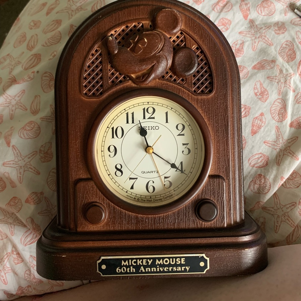 Mickey Mouse 60th anniversary clock